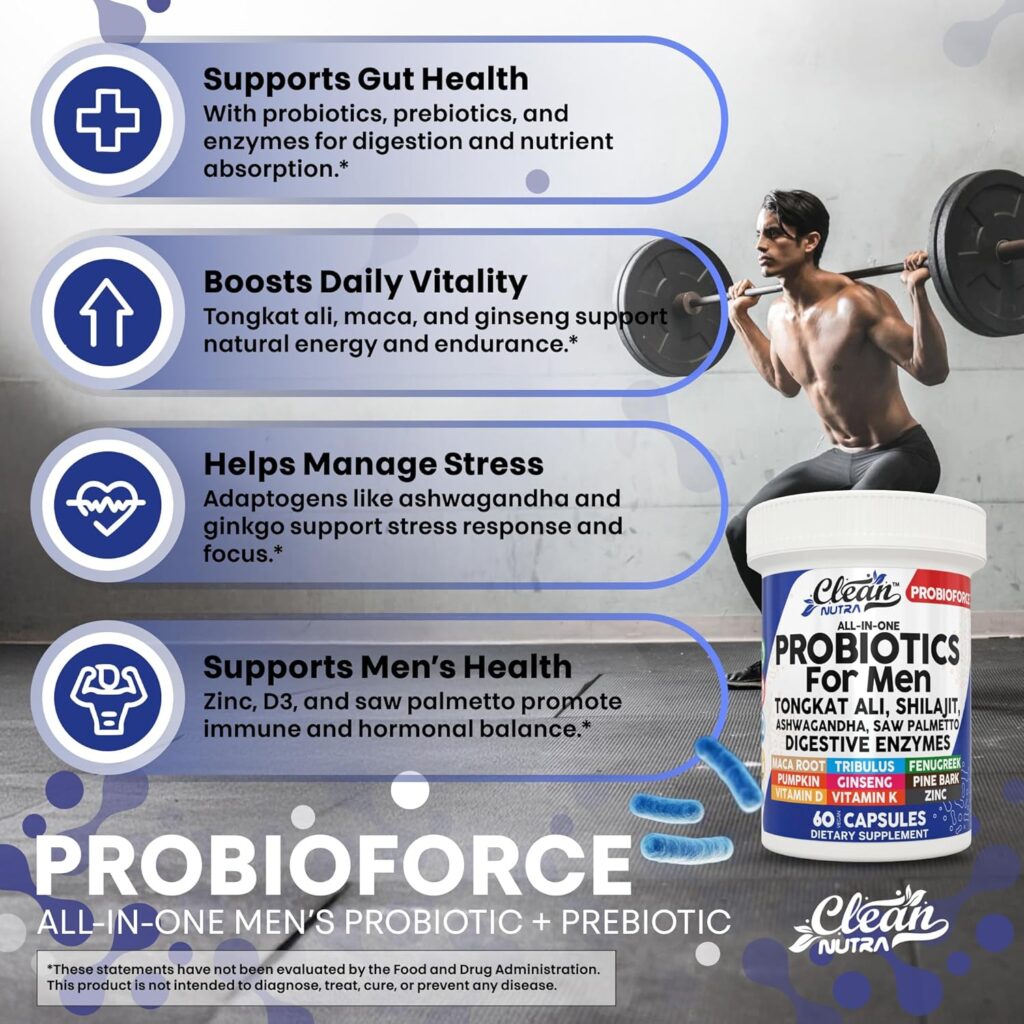 Clean Nutra Probiotics for Men